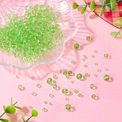 4 Strands 4 Styles Glass Beads Strands EGLA-TA0012-97B-1