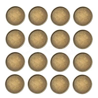 Iron Plain Edge Bezel Cups X-MAK-Q011-25AB-25mm-1