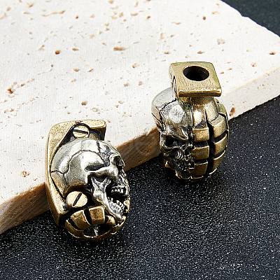 Brass European Beads KK-WH0079-196A-1