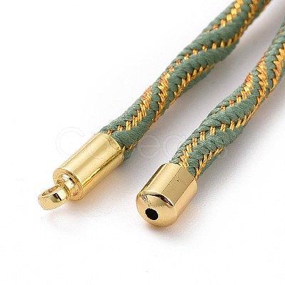Nylon Cord Silder Bracelets MAK-C003-03G-14-1