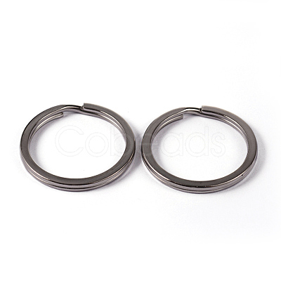 Tarnish Resistant 304 Stainless Steel Split Key Rings STAS-L176-21-1
