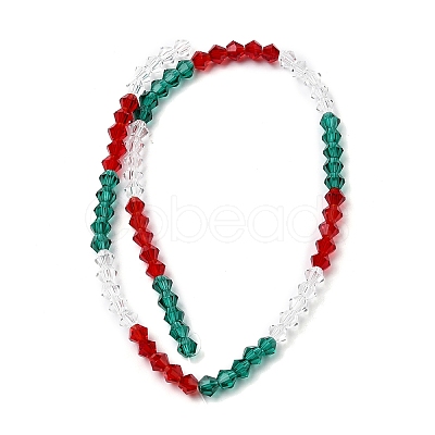 Transparent Gradient Color Glass Beads Strands GLAA-F131-01A-03-1