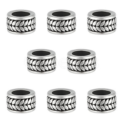 Unicraftale 8Pcs 304 Stainless Steel Beads STAS-UN0054-31-1