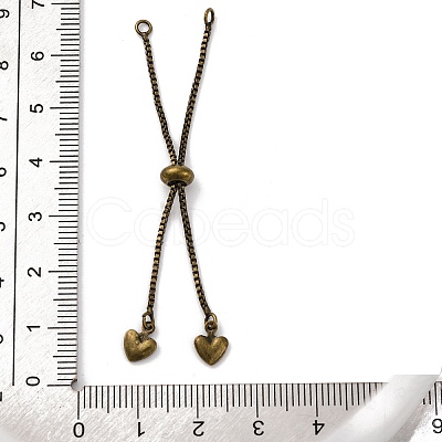 Brass Box Chain Bracelet Makings KK-C071-14AB-1
