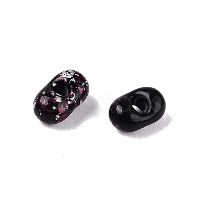 Picasso Spray Painted Glass Seed Beads SEED-T006-04-38-1