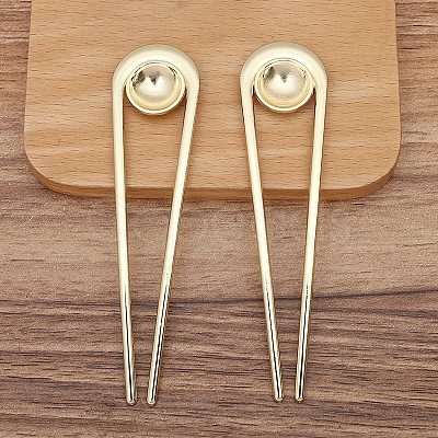Alloy Hair Forks Findings PW-WG9C59D-04-1