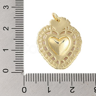 Rack Plating Brass Enamel Pendants KK-S372-01G-07-1