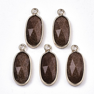 Synthetic Goldstone Pendants G-N326-45C-1