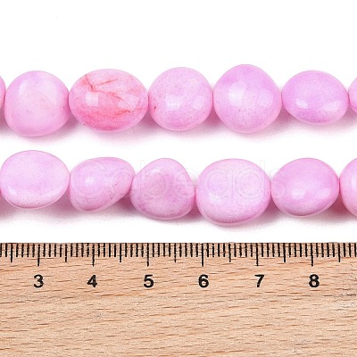 Dyed Natural White Jade Beads Strands GG-CBACF26-B01-01-1