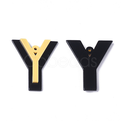 Cellulose Acetate(Resin) Pendants KY-S158-41Y-C-1