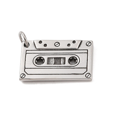 304 Stainless Steel Pendants STAS-S122-06AS-1