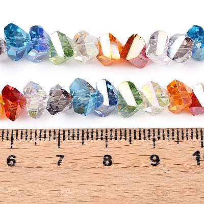 Transparent Glass Beads Strands GLAA-T023-A18-01-1
