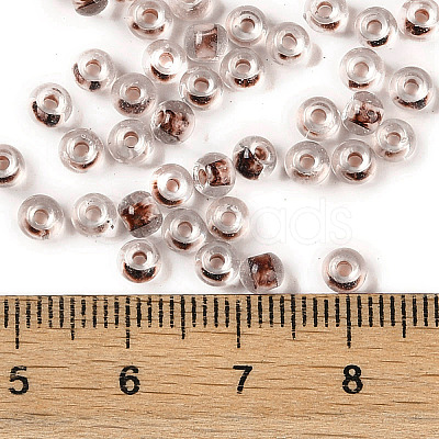 Transparent Inside Colours Glass Seed Beads X1-SEED-A032-04S-1