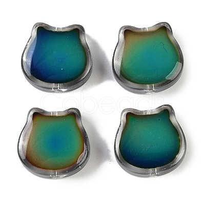 Two Tone Glass Mood Beads GLAA-Z007-12A-1