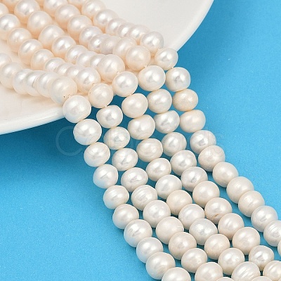Natural Cultured Freshwater Pearl Beads Strands PEAR-I007-07J-06B-1