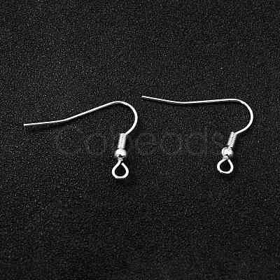 304 Stainless Steel Earring Hooks STAS-L258-001B-S-1