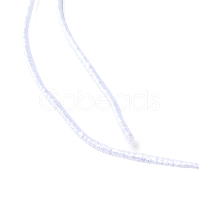 6Pcs 6 Colors Round Polyester Ultra-Thin Elastic Thread for Sewing Machines EW-K001-01C-0.5mm-1