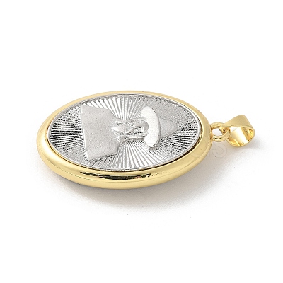Brass Pendants KK-P294-10G-G-1
