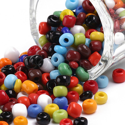 (Repacking Service Available) Glass Seed Beads SEED-C019-4mm-51-1