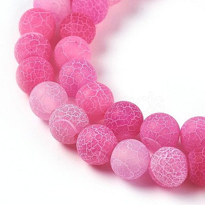 Natural Weathered Agate Beads Strands G-P414-A01-1