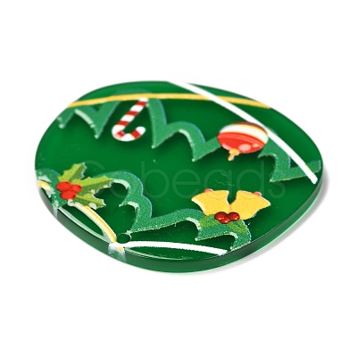 Christmas Theme 3D Printed Resin Pendants RESI-I036-03C-1
