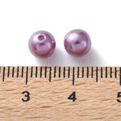 Plastic Imitation Pearl Beads FIND-M059-01B-06-1