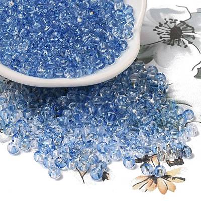 Transparent Colours Glass Round Beads SEED-F006-05A-06-1