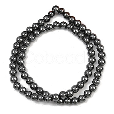 Synthetic Non-magnetic Hematite Beads Strands GG-CBAB93D-B01-6mm-1
