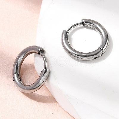 316F Stainless Steel Hoop Earrings X-EJEW-D341-01G-P-1