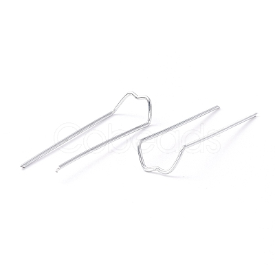 200Pcs 2 Style Galvanized Iron M-Shape pins TOOL-GA0001-54-1