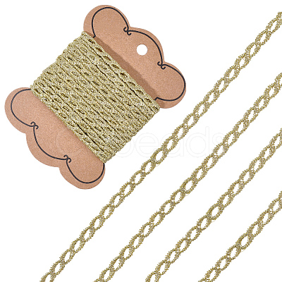 7.5Yards Polyester Lace Trims SRIB-GF0001-54A-1