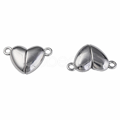Non-Tarnish 304 Stainless Steel Magnetic Clasps STAS-N087-55-55P-1