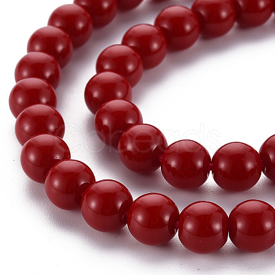 Glass Beads Strands X-GLAA-S192-E-008B-1