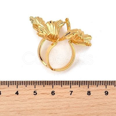 Brass Cuff Rings for Women RJEW-Z097-01G-01-1