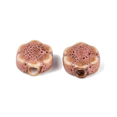Vintage Handmade Porcelain Beads PORC-N013-25-26-1
