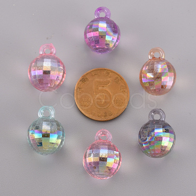 Transparent Acrylic Beads X-TACR-S154-44C-1