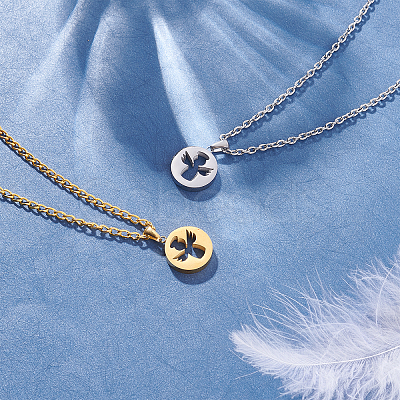 304 Stainless Steel Pendants STAS-UN0019-91-1