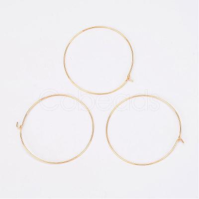 Brass Wine Glass Charm Rings EC067-6NFG-1