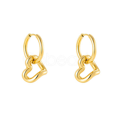 304 Stainless Steel Hoop Dangle Earrings for Women BL8973-4-1
