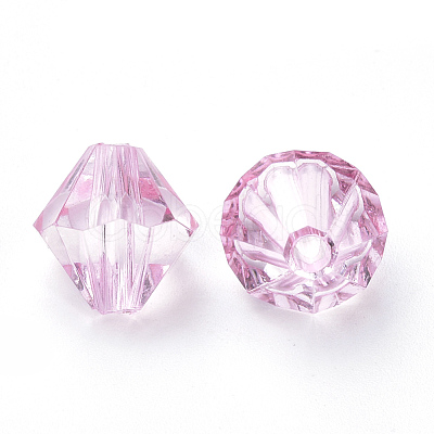 Transparent Acrylic Beads TACR-S146-4mm-02-1