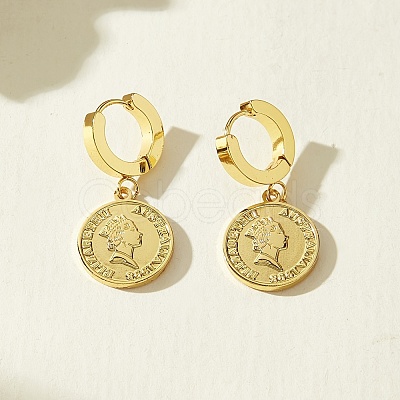 201 Stainless Steel Hoop Earrings QX0168-1
