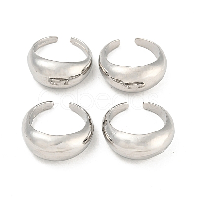 4Pcs Alloy Open Cuff Rings Kit for Women RJEW-K260-05P-1