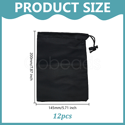 Oxford Cloth Drawstring Pouches with Cord ABAG-WH0039-63B-1