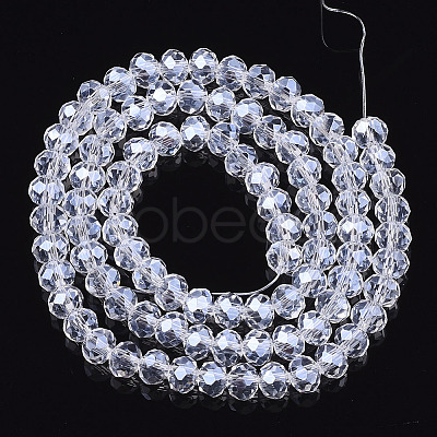 Electroplate Glass Beads Strands EGLA-A034-T8mm-A20-1