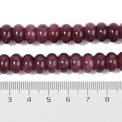 Dyed Natural White Jade Beads Strands G-G107-A19-01-1