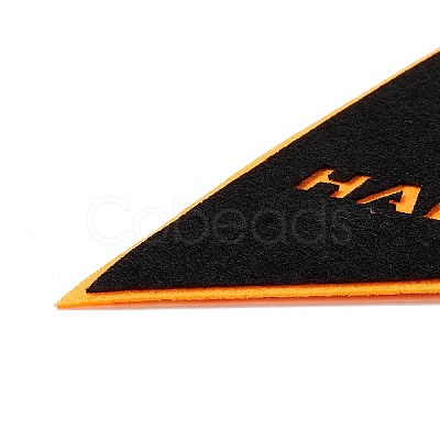 16Pcs 2 Color Flag Felt Ornaments LS-DIY-B054-02D-1