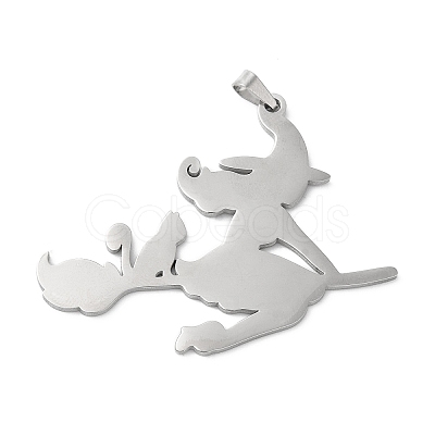 Non-Tarnish Halloween 304 Stainless Steel Big Pendants STAS-R122-14P-1