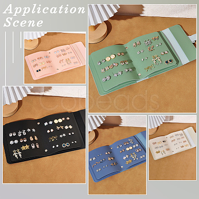 PU Leather Earring Storage Bags AJEW-SP0006-24B-1