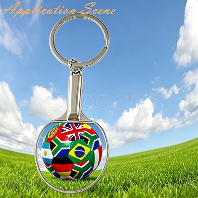 Table Tennis Alloy Sublimation Blanks Keychains AL-CBAF9A1-02P-01-1