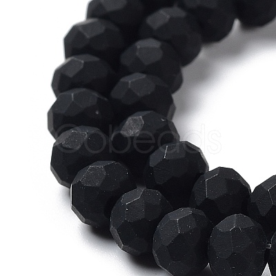 Glass Beads Strands EGLA-A034-P10mm-MD-M-1